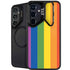 Vertical Rainbow Flag Galaxy S25 Plus Kickstand Case