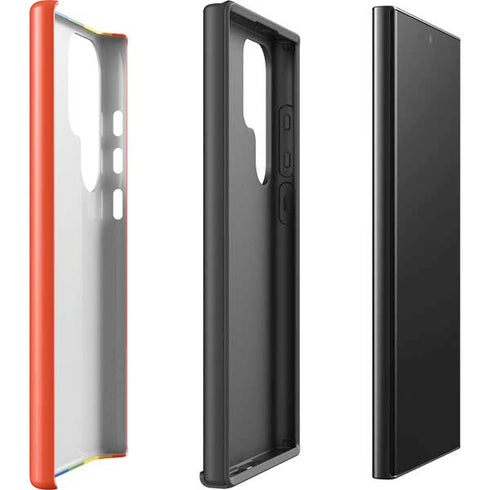 Vertical Rainbow Flag Galaxy S25 Ultra Impact Case