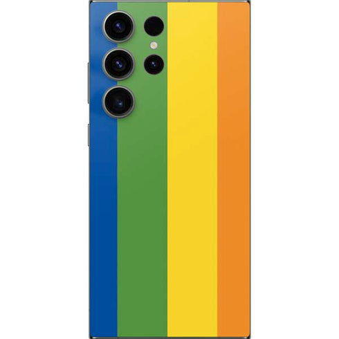 Vertical Rainbow Flag Galaxy S25 Ultra Skin