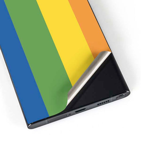Vertical Rainbow Flag Galaxy S25 Ultra Skin