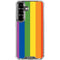 Vertical Rainbow Flag Galaxy S26 Plus Clear Case