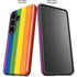 Vertical Rainbow Flag Galaxy S26 Plus Impact Case