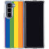 Vertical Rainbow Flag Galaxy Z Fold5 5G Clear Case