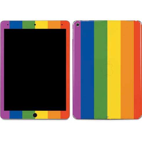 Vertical Rainbow Flag iPad Skins