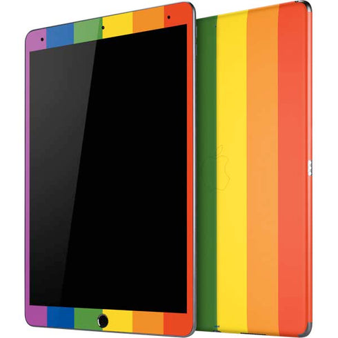 Vertical Rainbow Flag iPad Skins