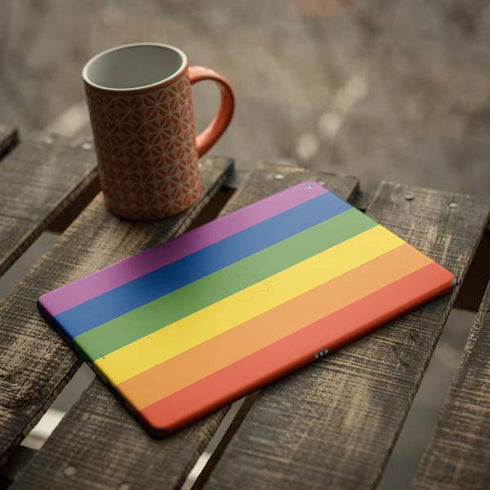 Vertical Rainbow Flag iPad Skins