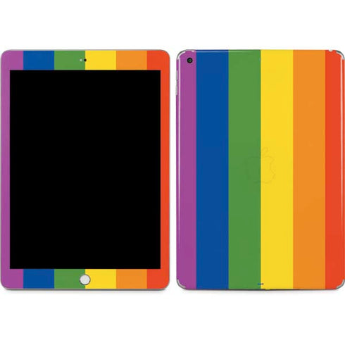 Vertical Rainbow Flag Apple iPad Skin