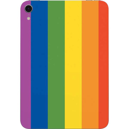 Vertical Rainbow Flag Apple iPad Mini Skin