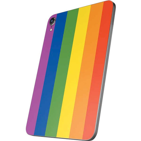 Vertical Rainbow Flag Apple iPad Mini Skin