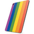 Vertical Rainbow Flag Apple iPad Pro Skin