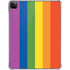 Vertical Rainbow Flag iPad Pro 11in (2024) Clear Case