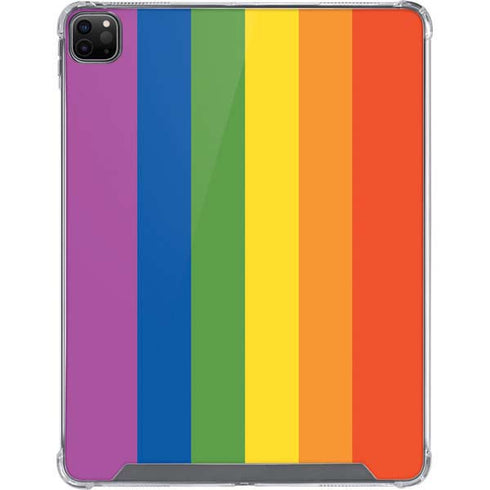 Vertical Rainbow Flag iPad Cases