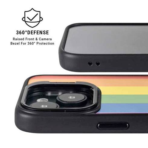 Vertical Rainbow Flag iPhone 13 Kickstand Case
