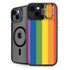 Vertical Rainbow Flag iPhone 14 Kickstand Case