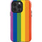 Vertical Rainbow Flag iPhone 15 Pro Impact Case