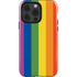 Vertical Rainbow Flag iPhone 15 Pro Impact Case