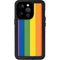 Vertical Rainbow Flag iPhone 15 Pro Waterproof Case