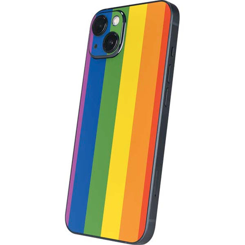 Vertical Rainbow Flag iPhone 15 Skin
