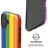 Vertical Rainbow Flag iPhone 16 Magsafe Impact Case