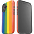 Vertical Rainbow Flag iPhone 16 Plus Impact Case
