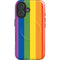 Vertical Rainbow Flag iPhone 16 Plus Magsafe Impact Case