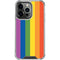 Vertical Rainbow Flag iPhone 16 Pro Clear Case