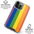 Vertical Rainbow Flag iPhone 16 Pro Max Clear Case