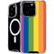 Vertical Rainbow Flag iPhone 16 Pro Max MagSafe Case