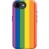 Vertical Rainbow Flag iPhone 16e Impact Case