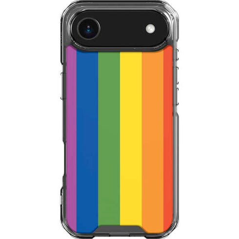Vertical Rainbow Flag iPhone 17 Air Clear Case
