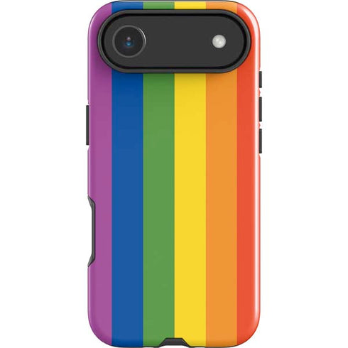 Vertical Rainbow Flag iPhone 17 Air Impact Case