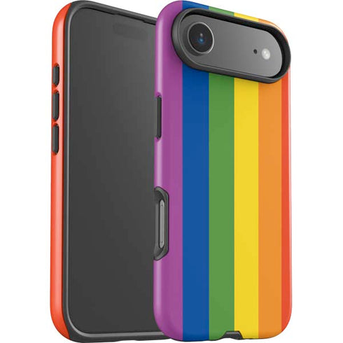 Vertical Rainbow Flag iPhone 17 Air Impact Case