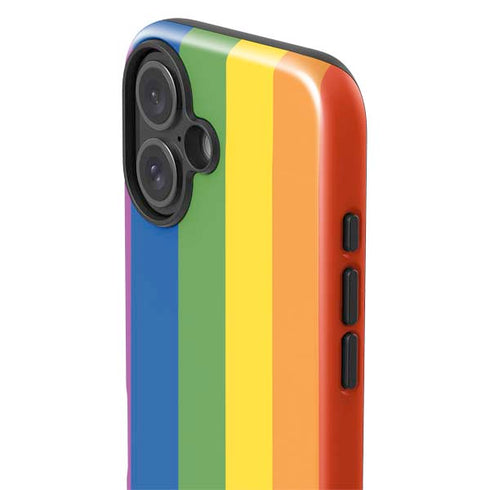 Vertical Rainbow Flag iPhone 17 Impact Case
