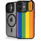 Vertical Rainbow Flag iPhone 17 Kickstand Case