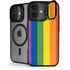 Vertical Rainbow Flag iPhone 17 Kickstand Case