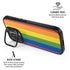 Vertical Rainbow Flag iPhone 17 Kickstand Case