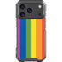 Vertical Rainbow Flag iPhone 17 Pro Clear Case