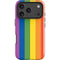 Vertical Rainbow Flag iPhone 17 Pro Impact Case