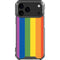 Vertical Rainbow Flag iPhone 17 Pro Max Clear Case