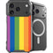 Vertical Rainbow Flag iPhone 17 Pro Max MagSafe Case