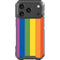 Vertical Rainbow Flag iPhone 18 Pro Clear Case