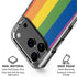 Vertical Rainbow Flag iPhone 18 Pro Clear Case