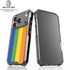 Vertical Rainbow Flag iPhone 18 Pro Clear Case