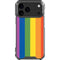 Vertical Rainbow Flag iPhone 18 Pro Max Clear Case