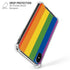 Vertical Rainbow Flag iPhone X/XS Clear Case