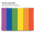 Vertical Rainbow Flag MacBook Pro 14in (2021-24) Case plus Skin