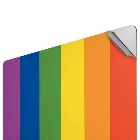 Vertical Rainbow Flag Apple MacBook Pro 16-inch Skin