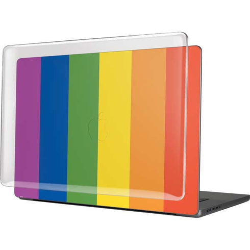 Vertical Rainbow Flag MacBook Cases
