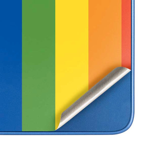 Vertical Rainbow Flag Moto G Play 4G (2024) Skin
