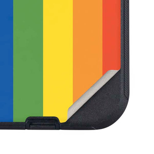 Vertical Rainbow Flag Otterbox Defender iPhone Skin